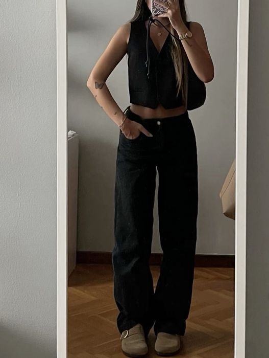 Топові джинси Wide leg від Zara, massimo, 36/S