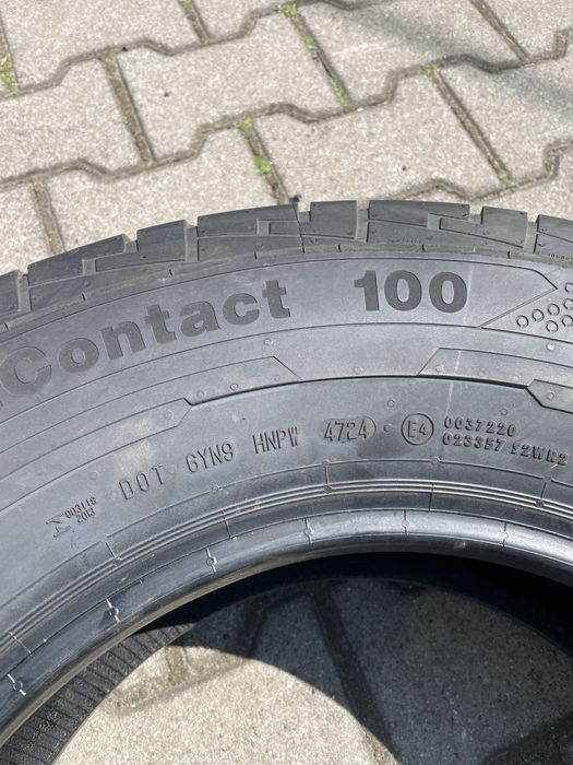 225/75/16C nowe demo opony Continental Van Contact 2024