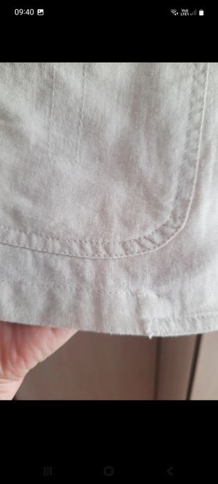 Garnitur garsonka ze spódnicą z lnu L Taranko