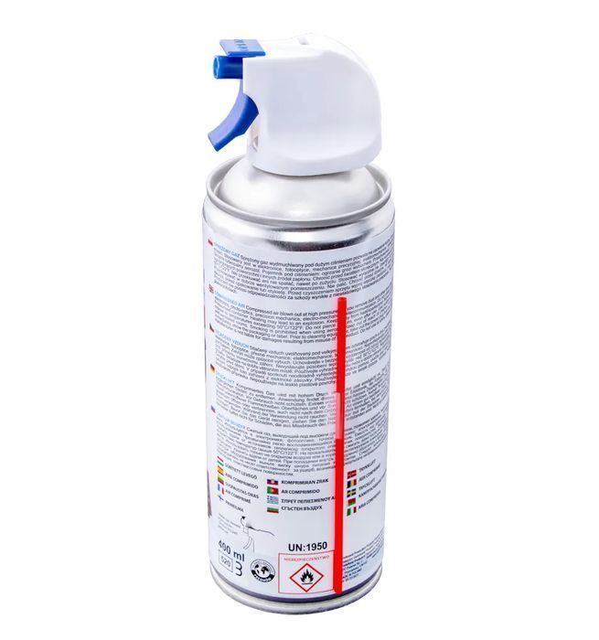3x sprężone powietrze w sprayu Esperanza 400 ml zestaw 3 sztuk