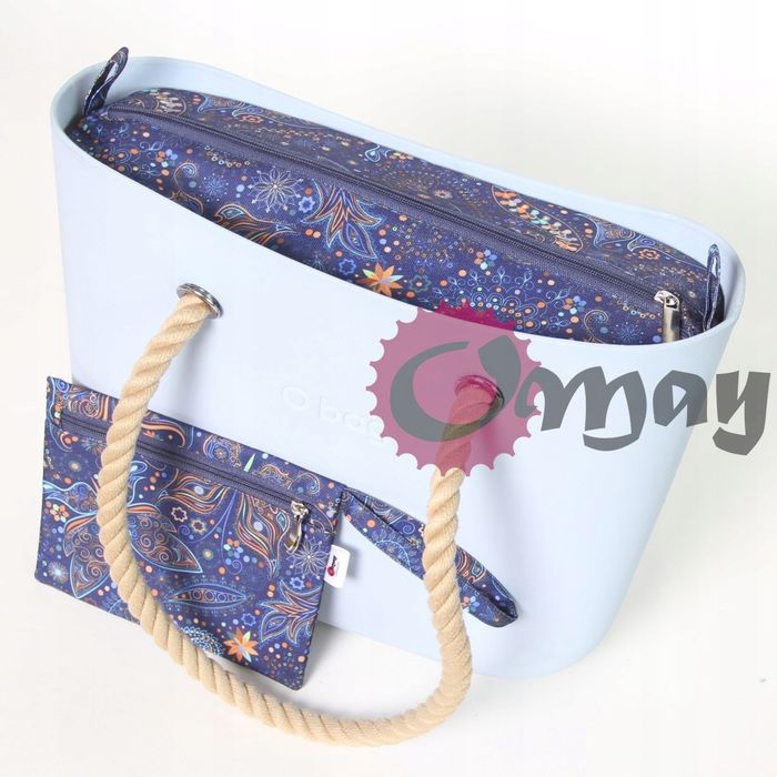 organizer OBAG STANDARD +KOSMETYCZKA motyle 2 kieszenie OMAY
