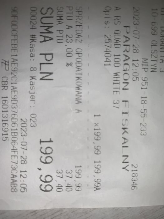 wrotki nowe rozmiar 37