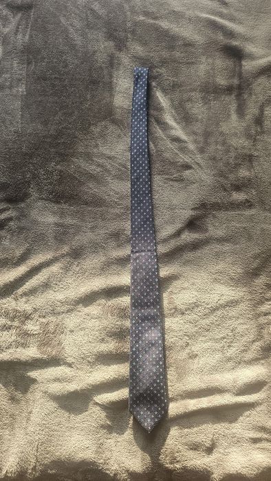 Oryginalny krawat Louis Vuitton 100% jedwab Made in Italy LV