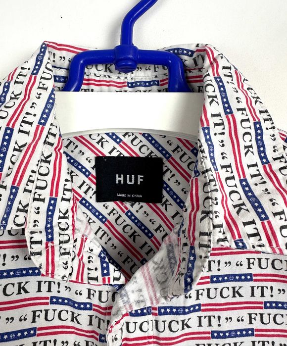 Koszula HUF skateboard wzorzysta męska streetwear r. S