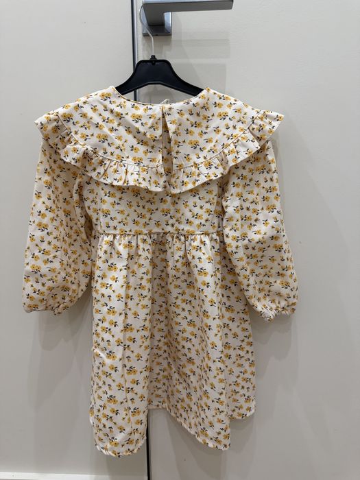 Святкова сукня в квітковий принт з коміром , 4 роки, 110