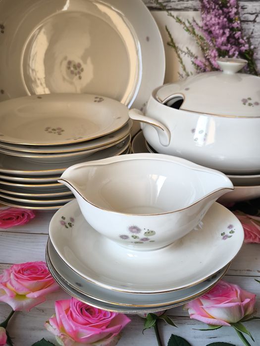 Serwis obiadowy Karolina piękna stara porcelana