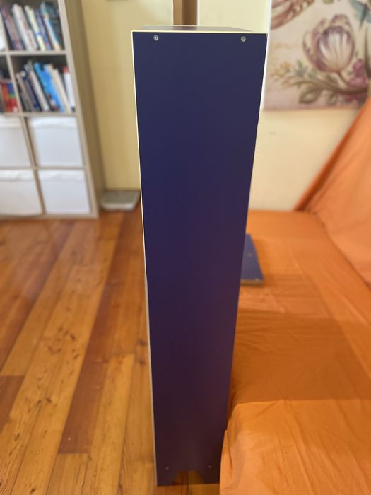 estante cd ou livros ikea robin azul