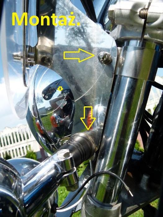 Szyba Yamaha virago xv 125 250 gmole