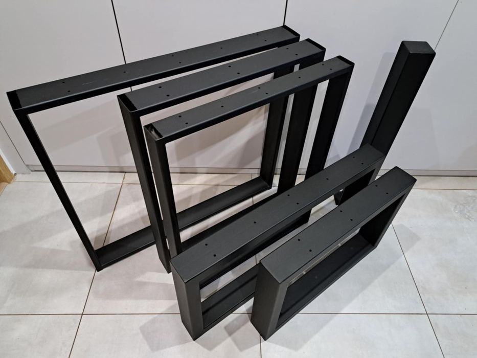 Nogi do stołu stalowe, stoliki loft