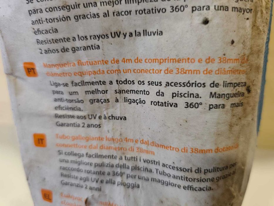 Mangueira Flutuante para piscina