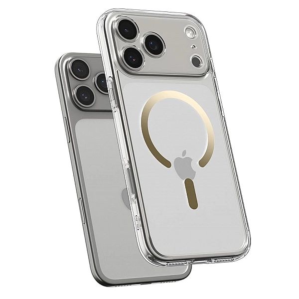 Spigen Ultra Hybrid Mag Magsafe Iphone 17 Pro Clear/Gold
