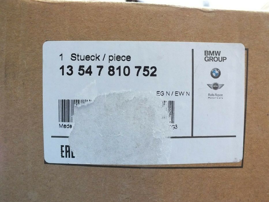 Borboleta de admissão BMW N47 N57 original nova a estrear