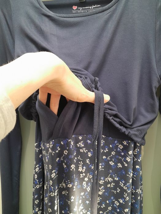 Sukienka ciążowa i do karmienia r. S