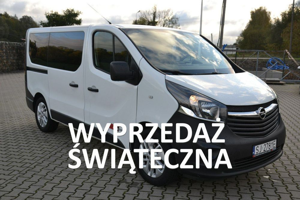 Opel Vivaro 1,6 cdti 125ps* 6-biegów* 9-osobowy* 2x klima* nawiewy * ICDauto