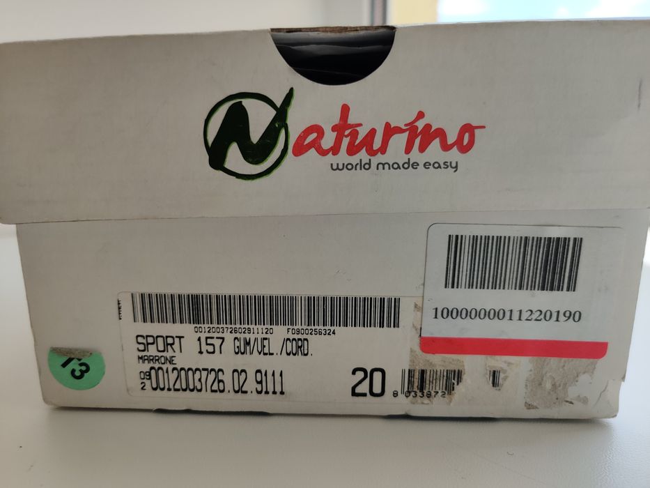 Черевички Naturino, розмір 20