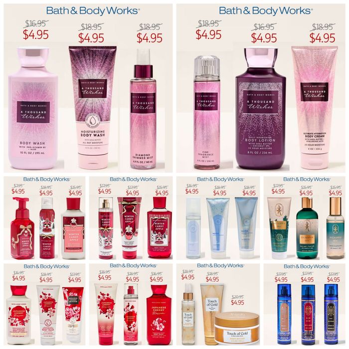 BBW під замовлення Bath and body works