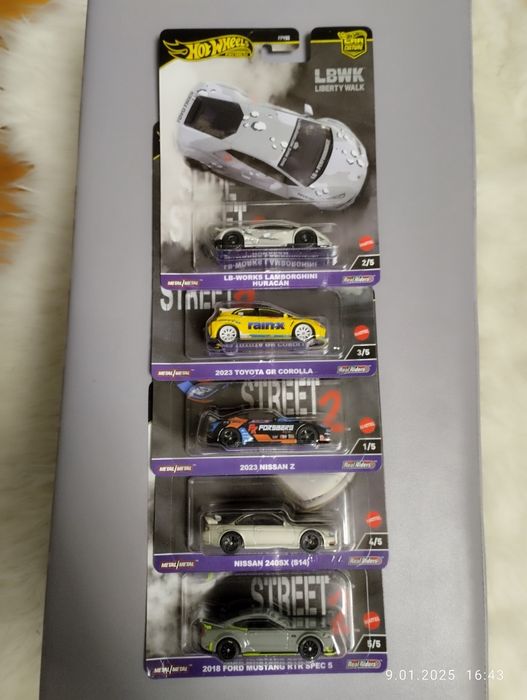 Slide Street Set Hot Wheels Premium