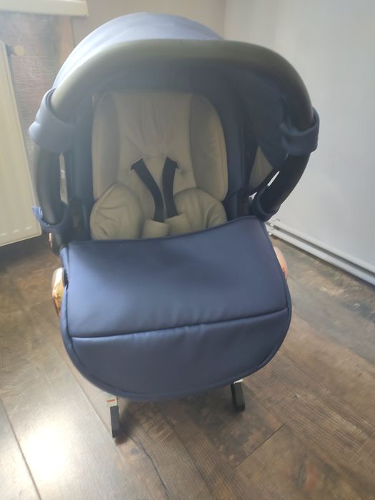 Wózek Junama 3w1 + baza ISOFIX