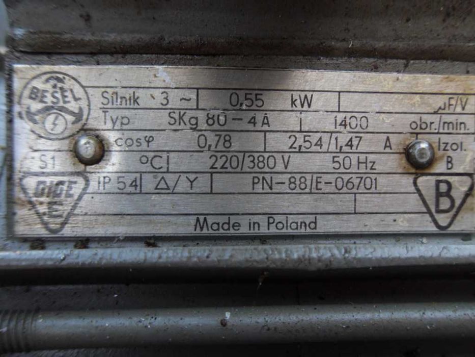 Sprzedam silnik 0,55 kw