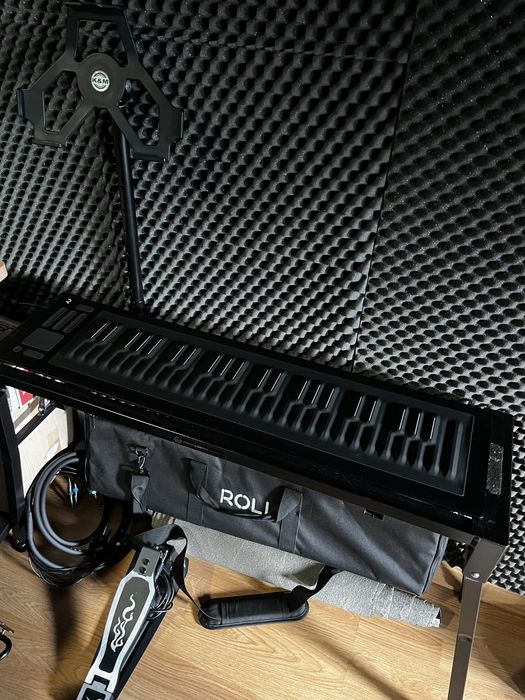 Roli seaboard com case da marca como novo