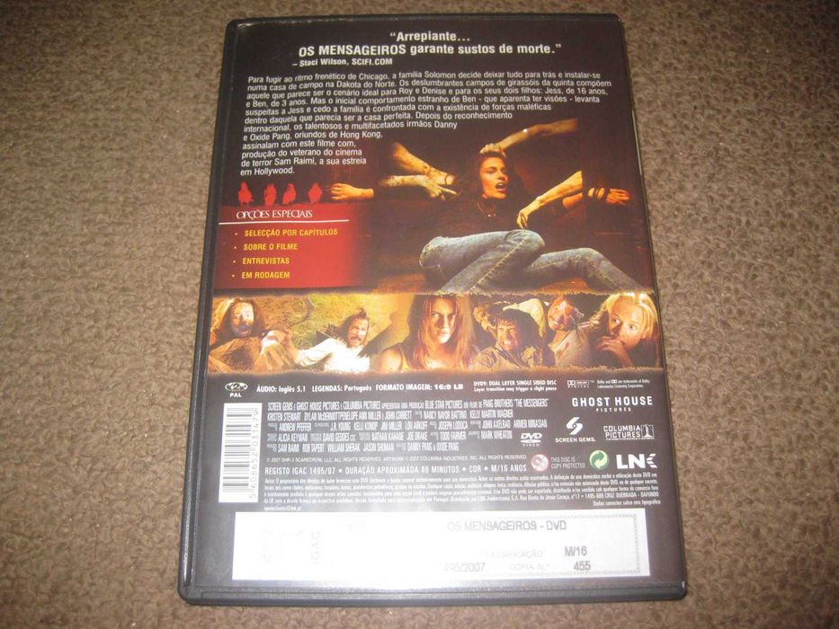 DVD "Os Mensageiros" com Kristen Stewart