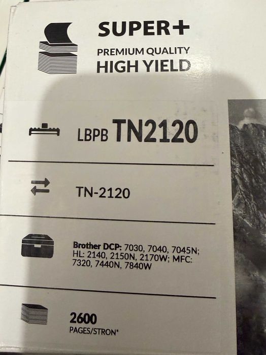 Nowy toner Black Point LBPP TN2120, zastępuje TN-2120, Brother DCP: 7030, HL 2140