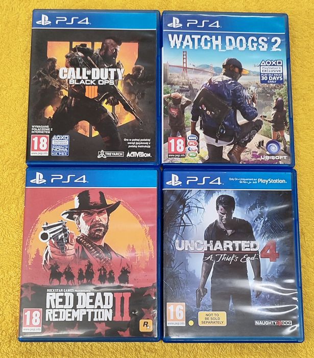 MEGA Zestaw gier gry PS4 PS5 5szt