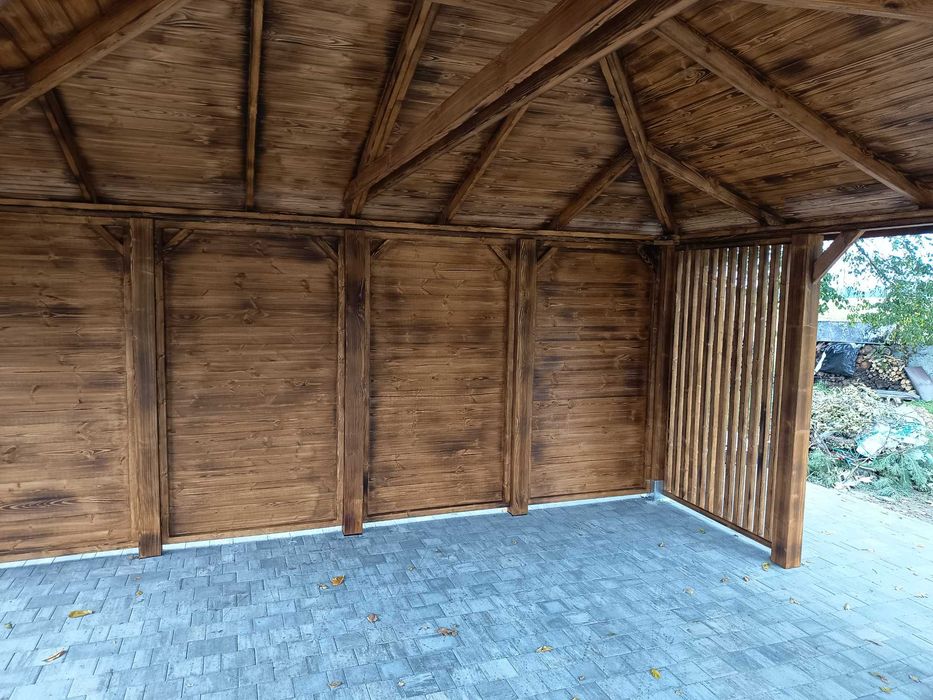 Altana 4×5 m – Nowoczesna altanka – Producent konstrukcji z drewna