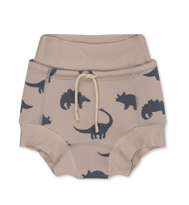 Spodenki kąpielowe dla niemowląt Konges Slojd Dino neoprenowa 6-12