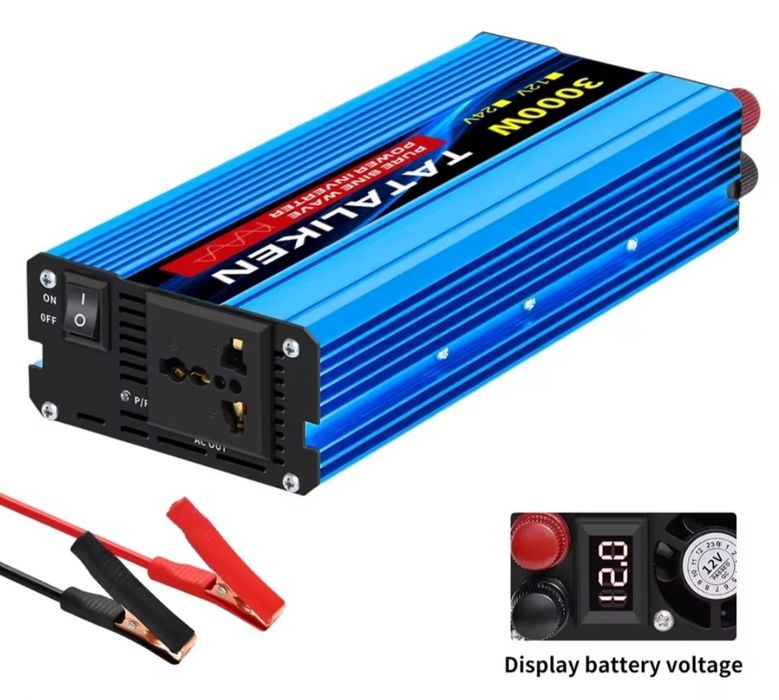 Інвертор TATALIKEN 12V 3000W чистий синус