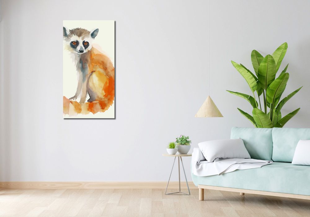 Obraz 50x100cm Lemurek