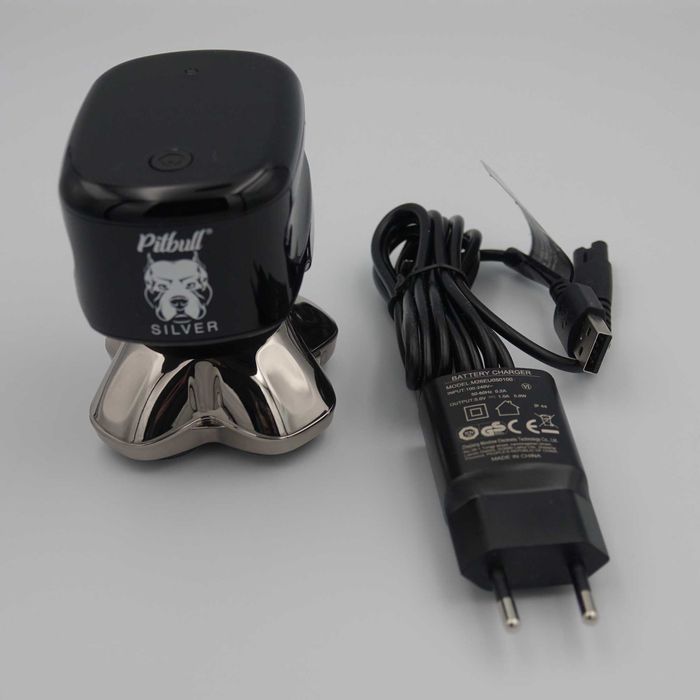 Skull Shaver Pitbull Silver PRO SX5