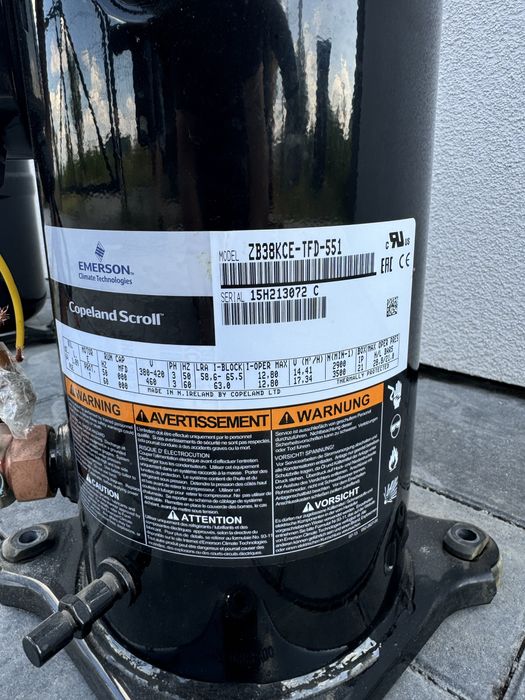 Холодильний компресор/ холодильна камера/ Copeland