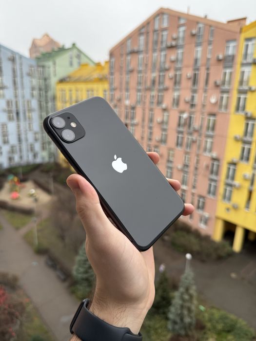 100% Аккум Идеал iPhone 11 64Gb Black Neverlock Айфон