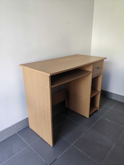 Secretária Compacta com Gaveta | 90x75x45 cm
