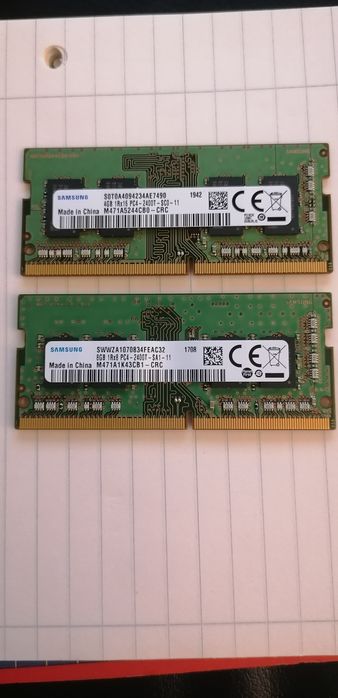 Memórias sodimm DDR4 2400T