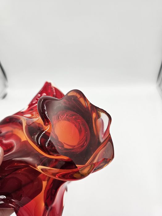 Koszyk Murano Czerwony