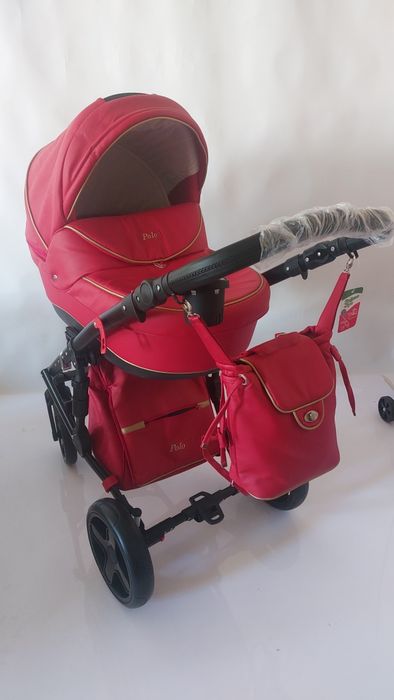 Коляска 2 в 1  в экошкірі