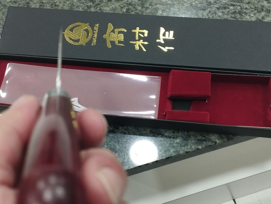 Faca japonesa Takamura santoku sg2