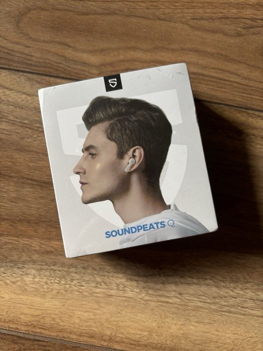 Słuchawki bezprzewodowe dokanałowe Soundpeats Q białe