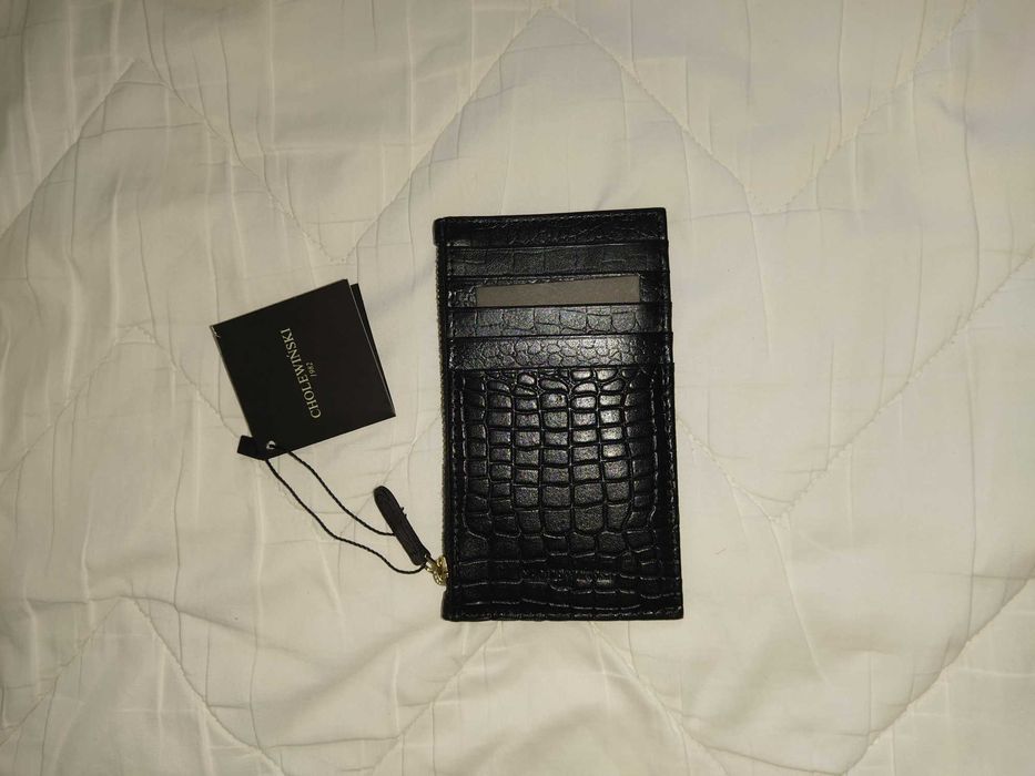 Portfel,etui skórzane_Cholewiński_nowe