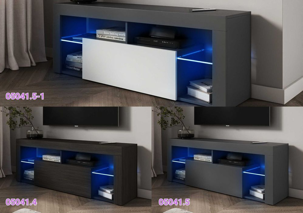 НОВЕ за ЦІНОЮ БУ‼️Тумба для телевізора з ДСП ТВ тумба з Led підсвіткою