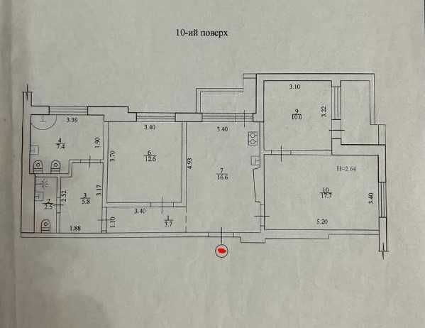 Продаю 3-к квартира ‼️Алексеевка‼️, метро Алексеевская‼️