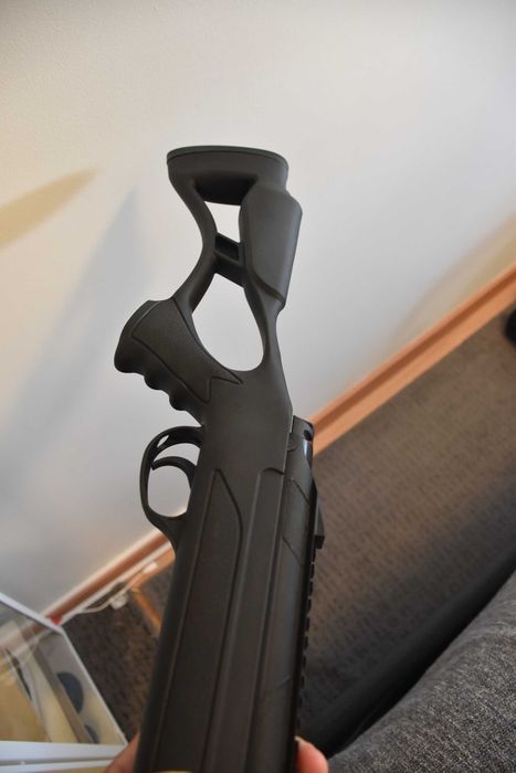 Carabina Hatsan AirTact ED 4,5 mm + 2.000 chumbos — Como Nova Pressao de ar Mola