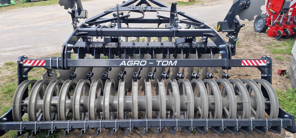 Agregat talerzowy Agro-tom AT Premium 3m Nowa ciężka brona talerzowa