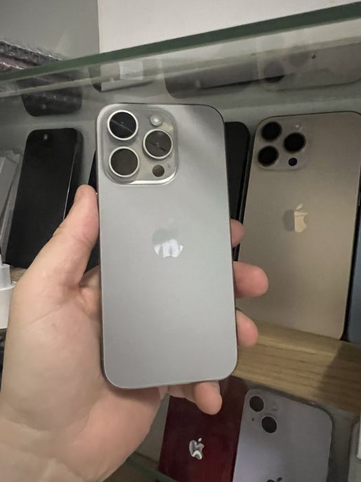  iPhone 15 Pro 256gb Natural Titanium Neverlock Відмінний стан