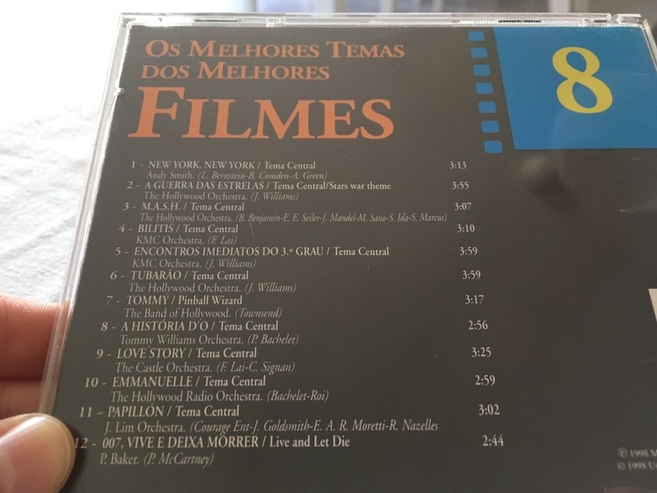 Vendo colecção "Os melhores temas dos melhores filmes"