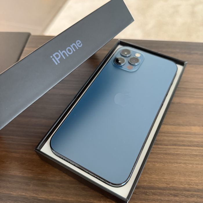Iphone 12 Pro Pacific Blue 256GB com capa
