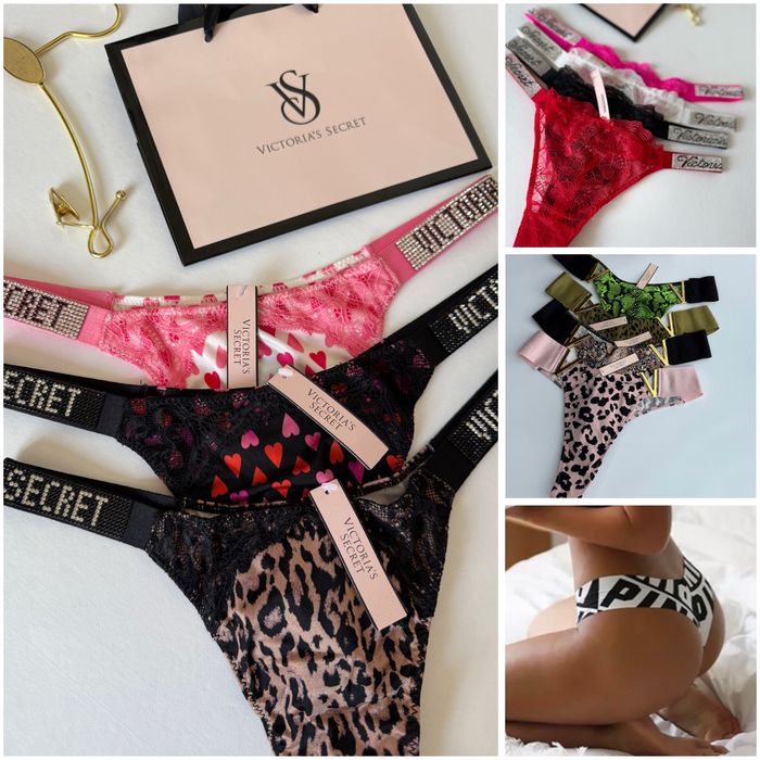 Жіночі трусики Victorias Secret 20 шт! Женские трусики стринги
