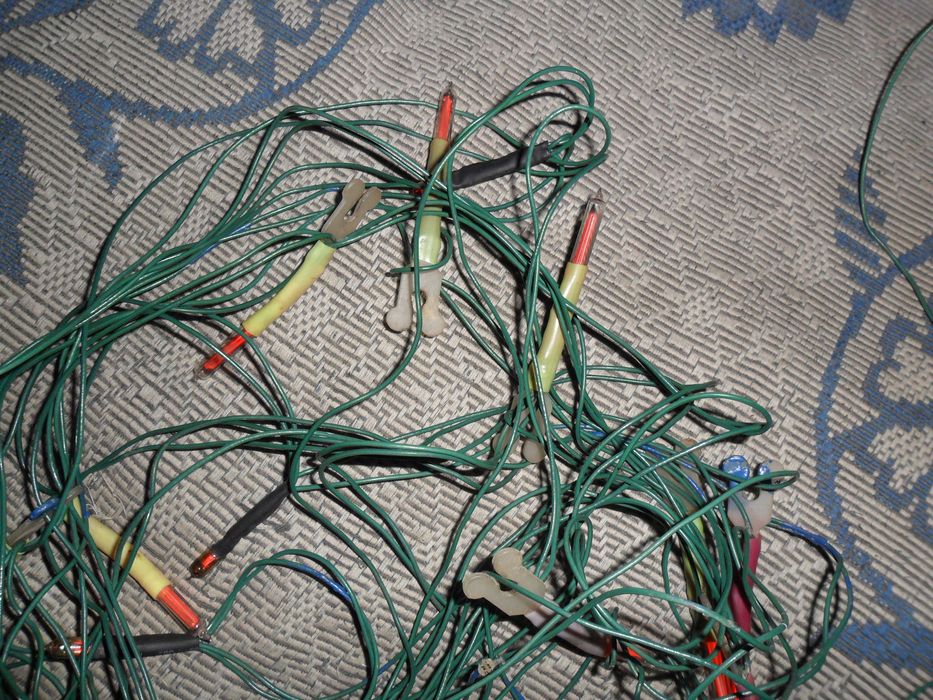 Гирлянда новогодняя  Неоновые Свечи мерцающих из ссср